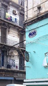 ORAN-rue du Progres et sa plaque